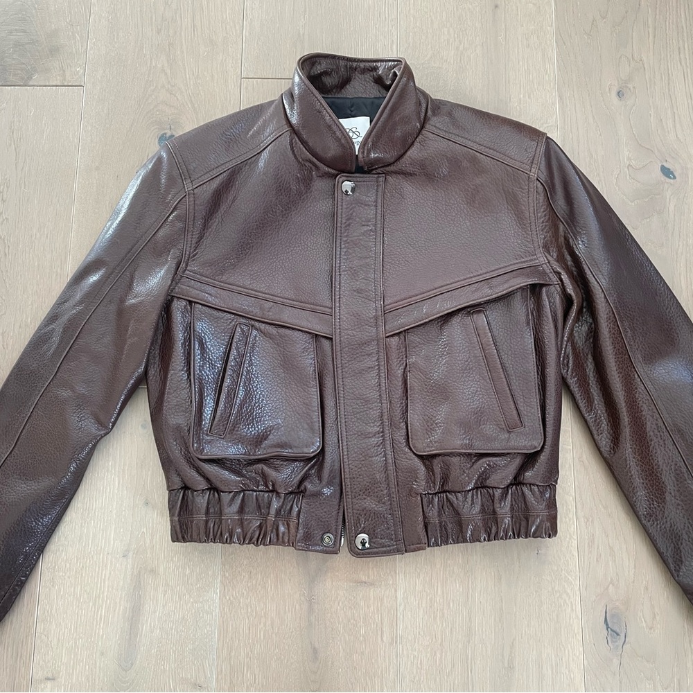 The Becky Jacket Brown Leather - Picture 7 of 16